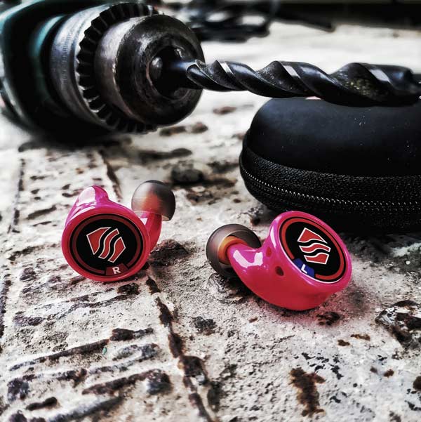 Otoprotettori Blok E1 rosa con custodia